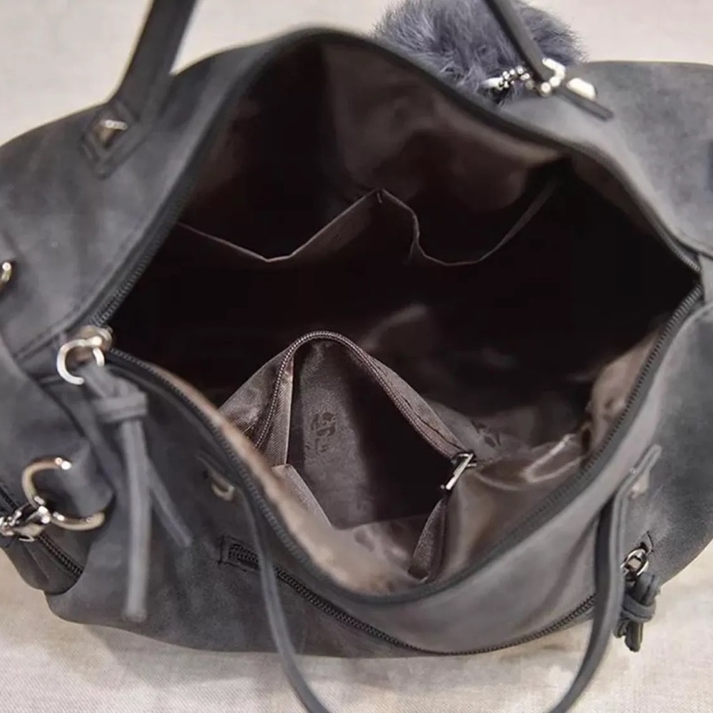 Moto Bag in Gray - Picture 2 of 5